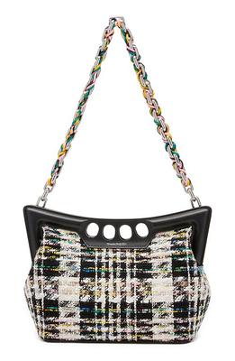 Alexander McQueen Small The Peak Tweed Shoulder Bag in Ivory Multicolor at  Nordstrom - Yahoo Shopping