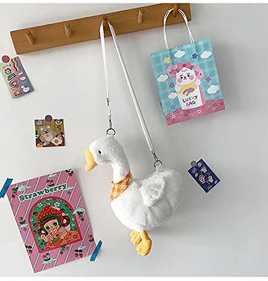 Duck Bag Shoulder Bag Cute Cartoon Plush Duck Bag Girl Shoulder Crossbody  Bag