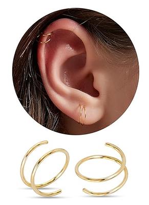 Dropship Chunky Gold Hoop Earrings For Women; Lightweight Waterdrop Hoops  Earrings With 18K Real Gold Plated; Hypoallergenic Trendy Jewelry For Girls  Women to Sell Online at a Lower Price