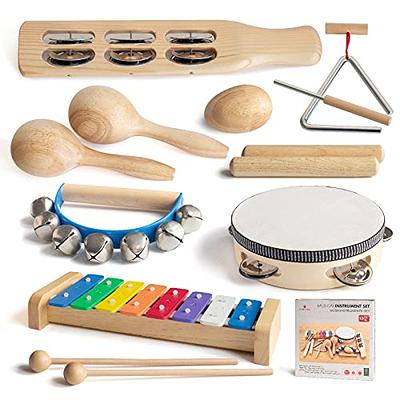 MUSICUBE Xylophone for Kids Wood Xylophone with Mallets Orff Music  Instrument for Educational& Preschool Learning Baby Percussion Kit with