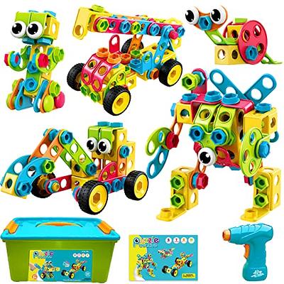 NXONE 195 PCS Educational STEM Toys for Boys and Girls Ages 3 4 5