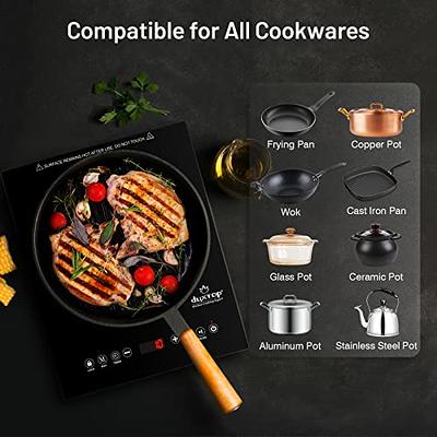 GIHETKUT Electric Cooktop, Built-in 4 Burners Electric Stove Top by Knob,  Hot Plate Electric Control with 9 Power Levels, Child Safety Lock & 99mins