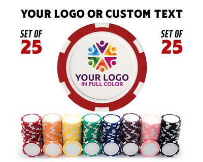 Custom Poker Chips - Personalized With Your Logo