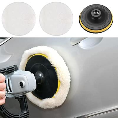 Cheap Car Wheel Polishing Waxing Sponge Brush With Cover ABS