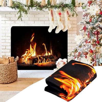  Christmas Gnomes Magnetic Fireplace Cover 36x27, Decorative  Fireplace Blanket Insulation Cover for Heat Loss, Indoor Outdoor Fireplace  Draft Stopper Covers Protectors, Grey Forest Grey Winter : Home & Kitchen
