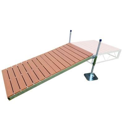 5 ft. x 10 ft. Aluminum Stationary Dock Kit Model QPF-495 Without Cedar Decking