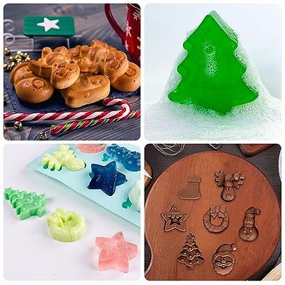 Luvan 6Pcs Christmas Silicone Molds, Large Christmas Chocolate Molds Baking  Mold for Mini Cakes, Jello, Candy and Candles,15 Christmas models Cake  Handmade Soap Candles with Shape of Christmas Tree - Yahoo Shopping