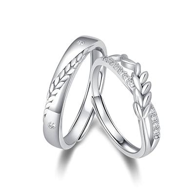 18k White Gold Plated Wedding Ring Sets for Him and Her Women Men Titanium  Stainless Steel Bands 2Ct Cz Couple Rings Size 11&7 - Yahoo Shopping