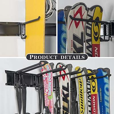 WALMANN Garage Storage Organization System Ski Wall Rack 10 Pairs of Skis  Mount Hanger Home Shed and Garage Snowboard Wall Rack System Holds Up to  300lbs - Yahoo Shopping