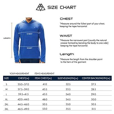 Haimont Fishing Long Sleeve Hoodie Shirts UPF 50+ Men's UV Sun Protection  Quick Dry Lightweight Outdoor Hiking, Heather Blue, 3XL - Yahoo Shopping