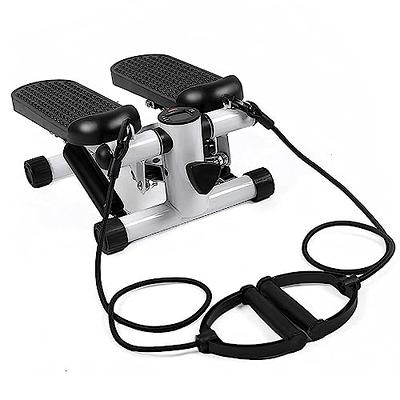 Steppers for Exercise, Stair Stepper with Resistance Bands, Mini Stepper  with 30