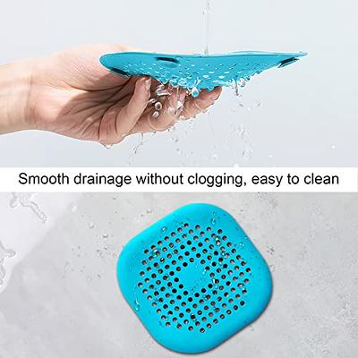 Drain Hair Catcher Protector, Silicone Drain Stopper, 1 PSC Hair Catcher Shower Drain, Drain Strainer for Bathroom and Kitchen, Bathtub Drain Cover