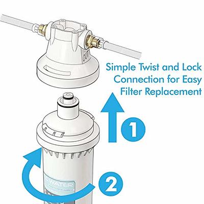  Inline Water Filter Kit for Ice Makers with 1/4