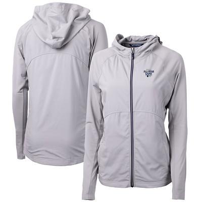 Chicago Cubs Cutter & Buck Big & Tall Evoke Hybrid Eco Softshell Recycled  Full-Zip Hoodie - Navy