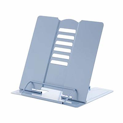 A+ Book Stand BS1500 11.8x8.5 Portable Adjustable Foldable Bookstand  Holder for Reading Hands Free Large Thick Heavy Textbooks Cookbooks Tablets