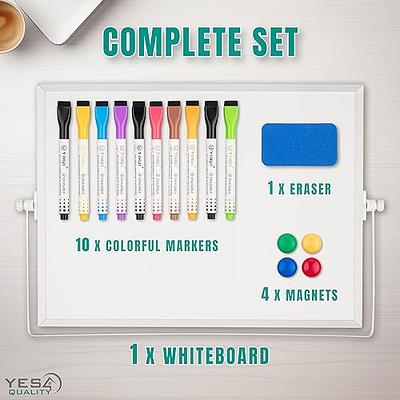 Magnetic Whiteboard 16 X 12 Inch A3 Hanging Double Sided Small