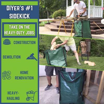 Lawn Garden Bag Yard Waste Bag Reusable Grass Pool Bags Home Yard