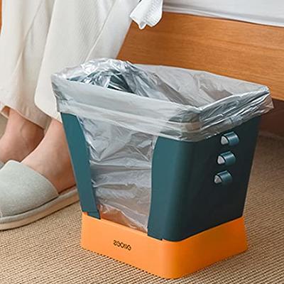 Wakeman Collapsible Trash Can Pop Up 44 Gal Outdoor Portable Garbage Can with Zippered Lid