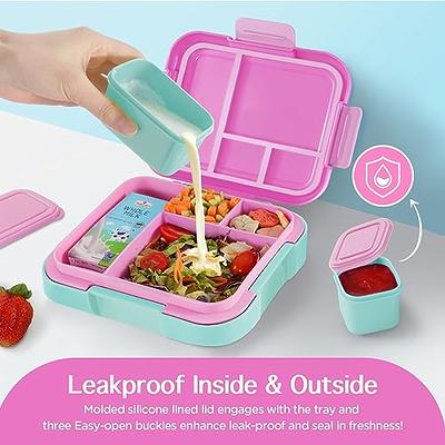 Koccido Bento Box Kit,Japanese Lunch Box 3-In-1 Compartment,Leakproof 3  Layer Lunch Container for Kids and Adults