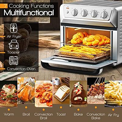 7-In-1 Multifunction Toaster Oven with Warm Broil Toast Bake Air