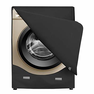 SUNSURE Washing Machine Cover Dustproof Waterproof Black Top Load Machine  Protection Cover Dryer Cover for Indoor/Outdoor Top Load Washer Parts &  Accessorie (L-22x23.5x35.5inch) - Yahoo Shopping