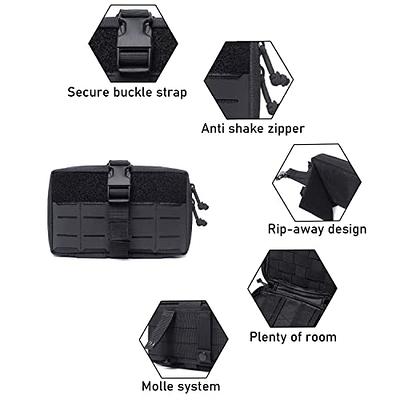  WYNEX Tactical Folding Admin Pouch, Molle Tool Bag of