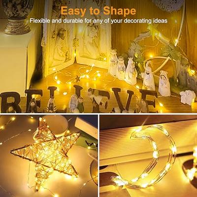 Star Christmas Light Micro LED Battery Operated with Timer Indoor