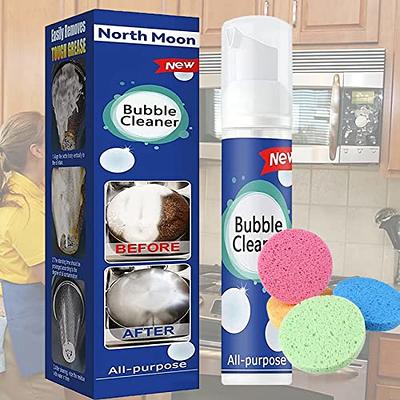 North Moon Bubble Cleaner Spray - North Moon All-Purpose Bubble Cleaner,  Rinse-free Beedac Foam Cleaning Spray, Kitchen Bubble Cleaner Spray  Powerful