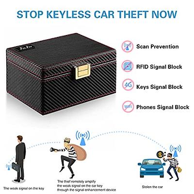 JXE JXO Faraday Box, RFID Signal Blocking Box, Faraday Bag Signal Blocking  Bag Shielding Pouch Wallet Case for Car Key - Yahoo Shopping