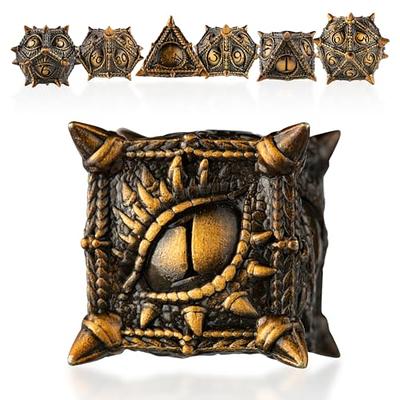 YEMEKO D6 Bullet Metal Dice 6 Pack Set Table Games, 6 Sided Dice 6 Pieces  Dice for Warhammer DND Dungeons and Dragons Role Playing Game Pathfinder D&D  Accessories Gifts - Yahoo Shopping