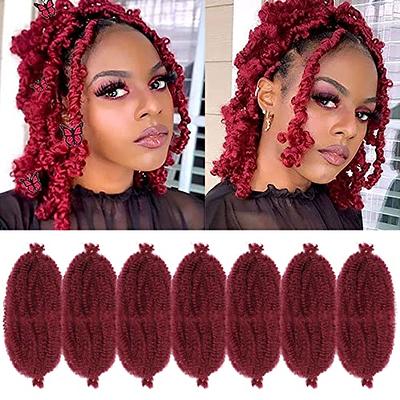 Marley Twist Braiding Hair 12 Inch 7 Packs Pre Separated Springy Afro Twist Hair  Red Wrapping Hair for Faux Locs Crochet Hair Pre Fluffed Spring Twist Hair  Extensions (12,BUG) - Yahoo Shopping