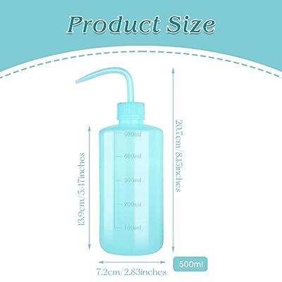 YUNPLAN 2pcs Tattoo Wash Bottle 500ml Lash Water Bottle Squeezer