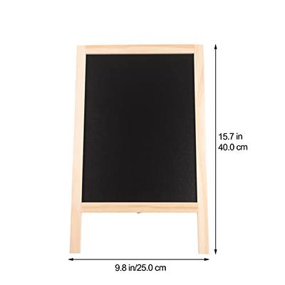 Toyvian Chalkboard Decor Standing Art Easel for, Double-Sided Wooden  Blackboard, Drawing Chalkboard, Magnetic Whiteboard, Dry Erase Board, Water  Marker and Accessories Wedding - Yahoo Shopping