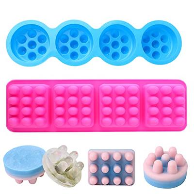 Silicone Carnation Soap Mold Handmade Square Lotion Bar Making