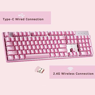 cimetech Wireless Keyboard and Mouse Combo, Compact Full Size Wireless  Keyboard and Mouse Set Less Noise Keys 2.4G Ultra-Thin Sleek Design for