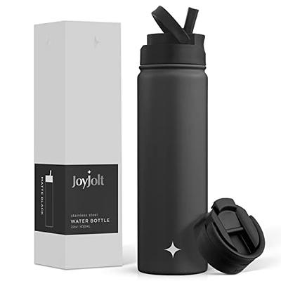 JoyJolt Vacuum Insulated 20-oz Cocktail Protein Shaker ,Blue