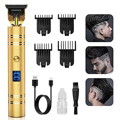 KEMEI Professional Beard & Hair Trimmer for Men, Cordless T-Blade Trimmer,  Electric Hair Clippers for Barbers and Stylists, All Body Grooming-Model