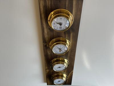 Howard Miller Brass Ships Bell Clock Western Germany Jeweled movement –  Unique Antiques of Connecticut