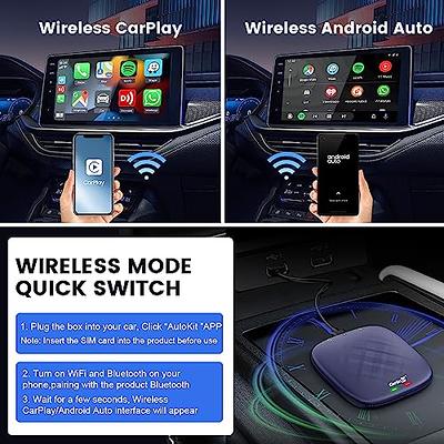CarlinKit CarPlay Ai Box Max 2023,Android 13.0 Ai Box,Wireless  Carplay&Android Auto,8 core,8+128G,4G Cellular,Built-in Google