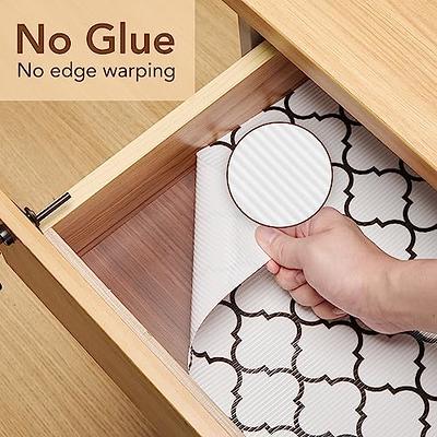 Glotoch Shelf Liner for Kitchen Cabinets,12 x 20Ft Non Adhesive Drawer  Liners for Kitchen Cabinets,Waterproof and Durable Refrigerator Liners,Kitchen  Cabinet Liner for Shelves Fridge Black and White - Yahoo Shopping