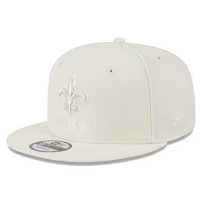 New Orleans Saints 2022 NFL SIDELINE Cream-Black Fitted Hat