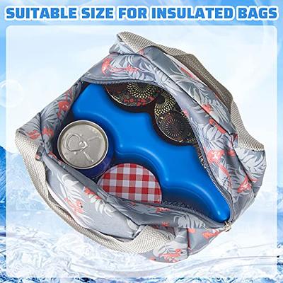 6 Packs Reusable Long-Lasting Slim Ice Packs Coolers For Lunch Box Bag  Camping