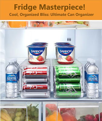  Cq acrylic Set of 4 Refrigerator Organizer Bins