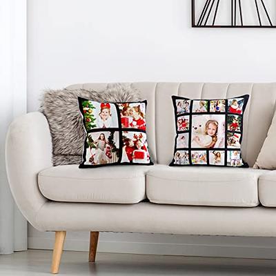 Tatuo 20 Sublimation Pillow Covers Blank Polyester Throw Pillow