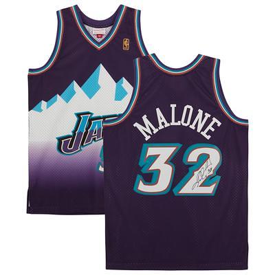 Utah Jazz Swingman Green Karl Malone Throwback Jersey - Men's