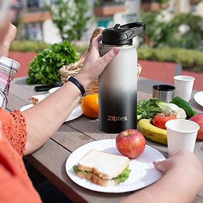 Simple Modern simple modern water bottle with narrow mouth straw lid metal  thermos vacuum insulated stainless steel l reusable leak proof b