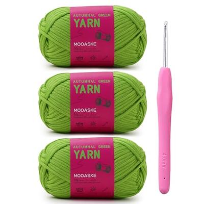 Noble Knit Acrylic Yarn for Crocheting, Amigurumi Crochet Kit for  Beginners Kid