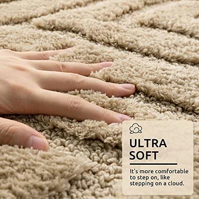 NOTASA Bath Mats for Bathroom Gray Bathroom Rugs Daisy Cute Bath Mat Small  Carpet Non Slip Shower Bath Rugs for Apartment Bedroom Home Decor Boho