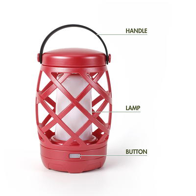 Ozark Trail LED Flame Light Lantern, 100 Lumen, 2 Pack, Black