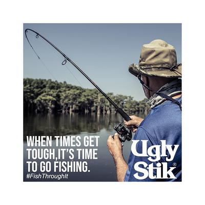 Ugly Stik 7'6” Walleye Round Fishing Rod and Reel Combo - Yahoo
